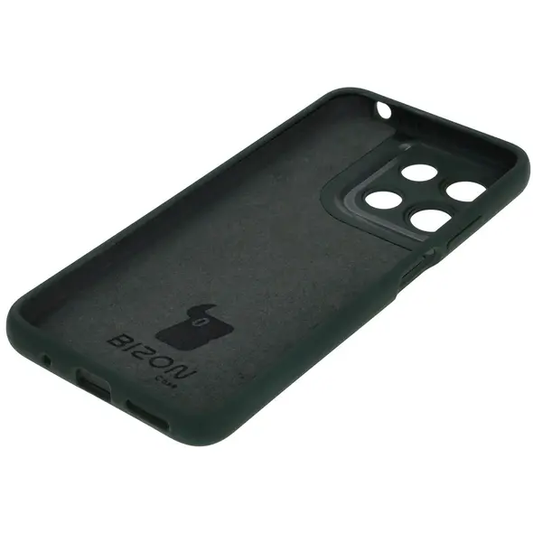 Silikonowe etui Bizon Soft Case do Motorola Moto G15 / G15 Power ciemnozielone