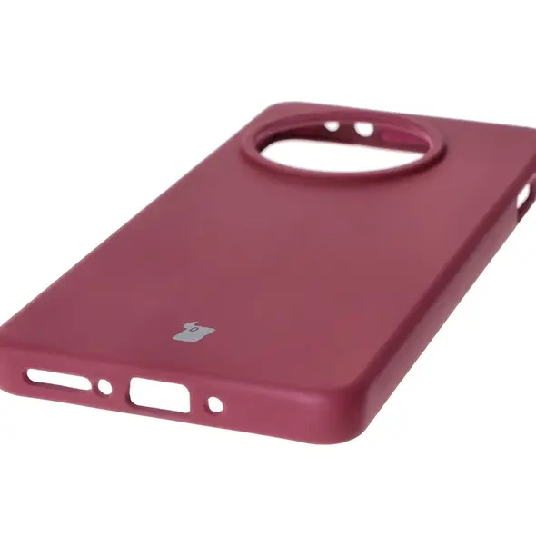 Silikonowe etui Bizon Soft Case do OnePlus 13R ciemnofioletowe