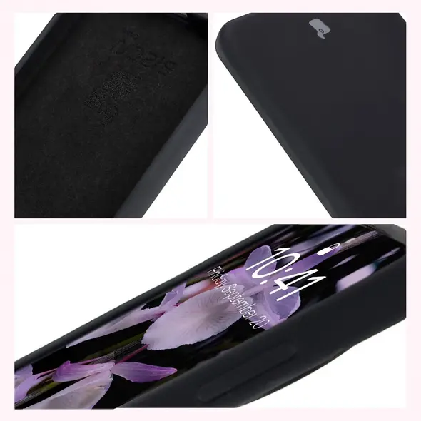 Silikonowe etui Bizon Soft Case do OnePlus 13R czarne