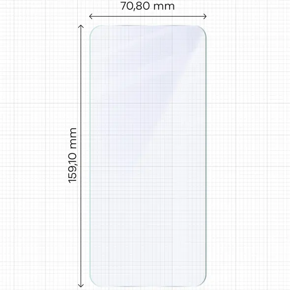 Elastyczne szkło hybrydowe Bizon Glass Mule do Realme 14 Pro Plus 5G