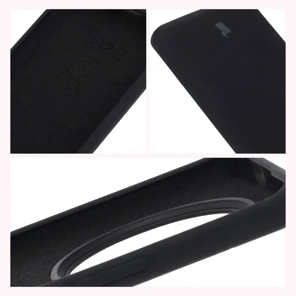 Silikonowe etui Bizon Soft Case do Honor Magic7 Lite czarne