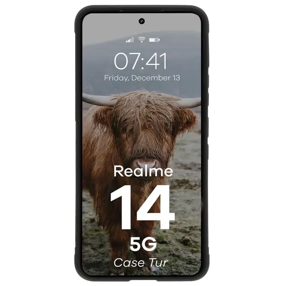 Pancerne etui Bizon Case Tur do Realme 14 5G czarne