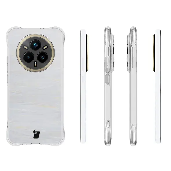 Elastyczne etui Bizon Case Salpa do Realme 14 Pro+ 5G przezroczyste