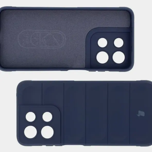 Pancerne etui Bizon Case Tur do Motorola Moto G15 / G15 Power granatowe