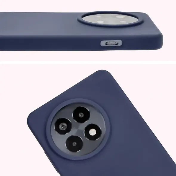 Silikonowe etui Bizon Soft Case do OnePlus 13R ciemnoniebieskie