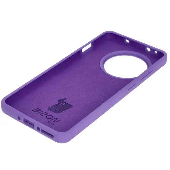 Silikonowe etui Bizon Soft Case do OnePlus 13R fioletowe