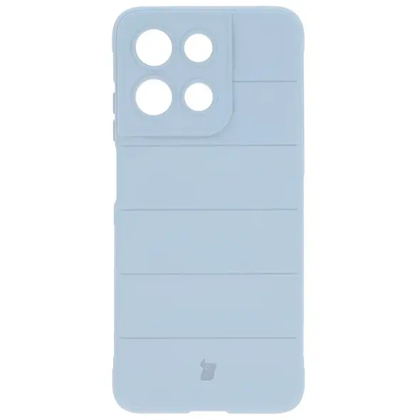 Pancerne etui Bizon Case Tur do Motorola Moto G15 / G15 Power jasnoniebieskie