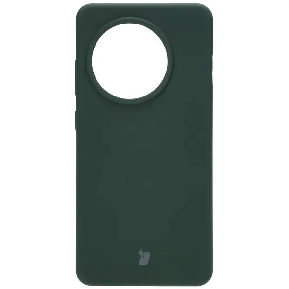 Silikonowe etui Bizon Soft Case do OnePlus 13R ciemnozielone