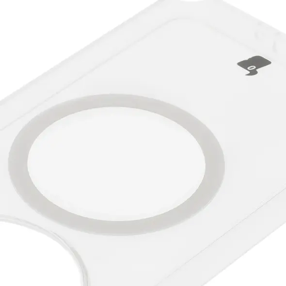 Etui z pierścieniem magnetycznym Bizon Case CrystalO do OnePlus 13R przezroczyste