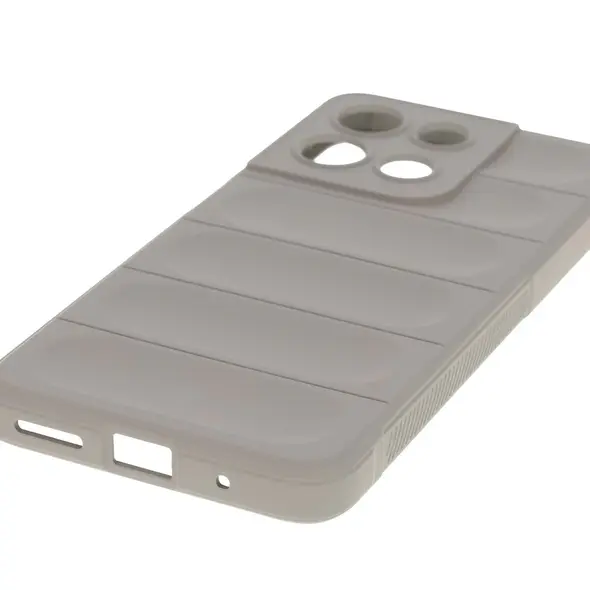 Pancerne etui Bizon Case Tur do Motorola Moto G15 / G15 Power jasnoszare