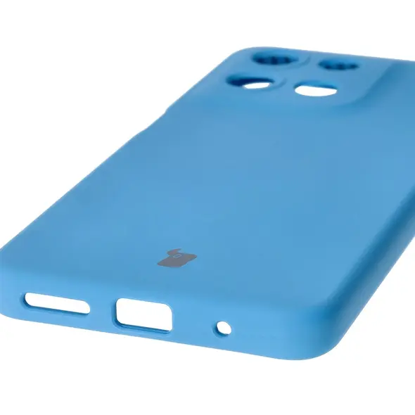 Silikonowe etui Bizon Soft Case do Motorola Moto G15 / G15 Power niebieskie
