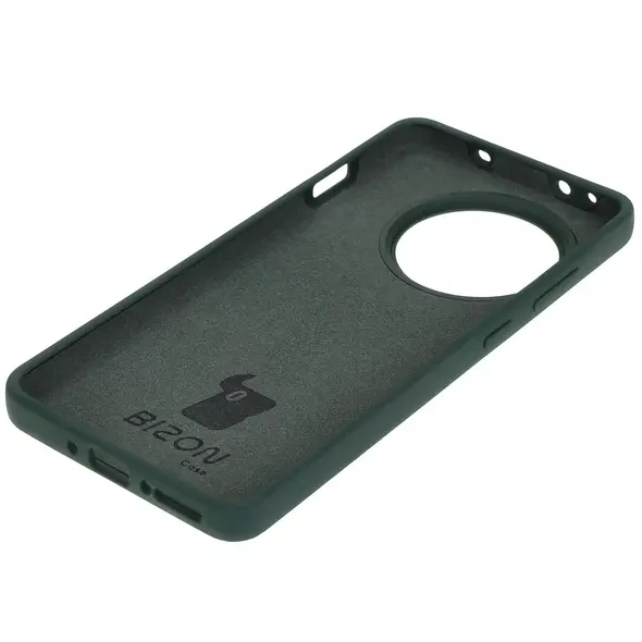 Silikonowe etui Bizon Soft Case do OnePlus 13R ciemnozielone