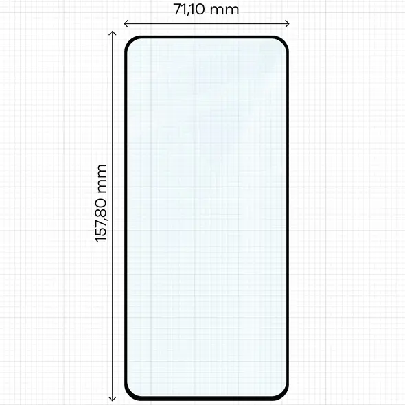 Szkło hartowane Bizon Glass Edge 2 do Realme 14 5G / 14T 5G czarna ramka