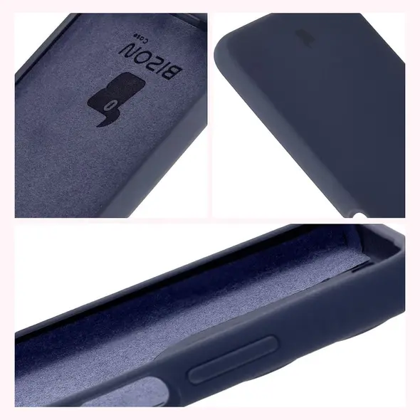 Silikonowe etui Bizon Soft Case do Motorola Moto G15 / G15 Power ciemnoniebieskie