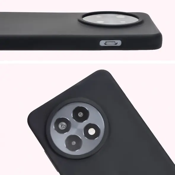 Silikonowe etui Bizon Soft Case do OnePlus 13R czarne