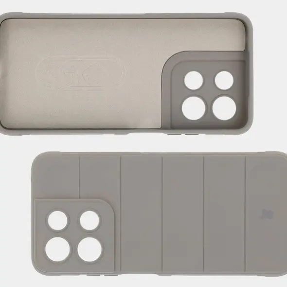 Pancerne etui Bizon Case Tur do Motorola Moto G15 / G15 Power jasnoszare