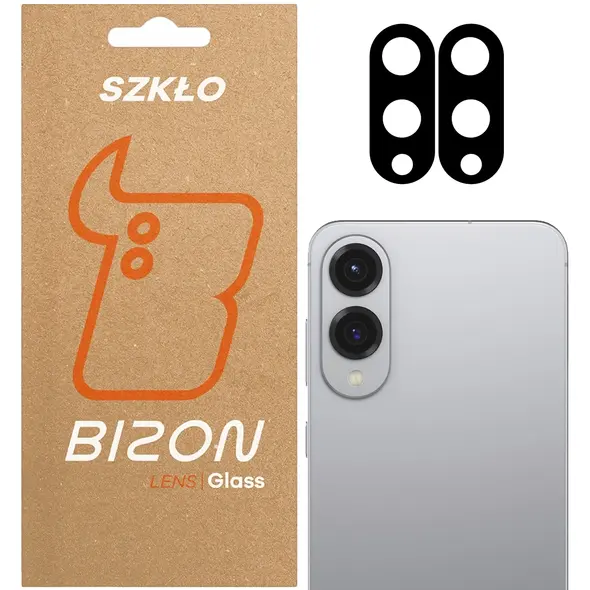 Szkło na aparat Bizon Glass Silk Lens do Samsung Galaxy S25 Edge [2 PACK]