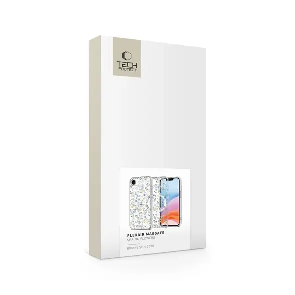 Etui Tech-Protect Flexair MagSafe Apple iPhone 16e Spring Flowers