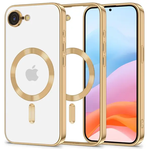 Etui Tech-Protect MagFlex MagSafe Apple iPhone 16e Shiny Gold
