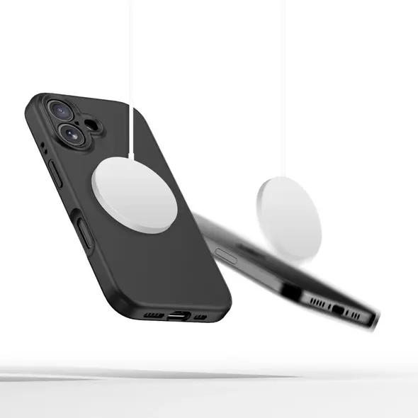 Etui Tech-Protect Liquid Silicone MagSafe Apple iPhone 16e Black