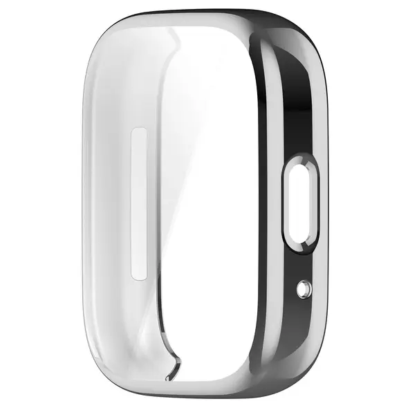 Etui z osłoną ekranu Bizon Case Watch Felipe do Xiaomi Redmi Watch 3 Active srebrne