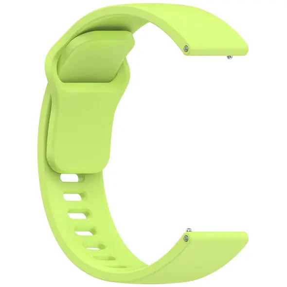 Silikonowy pasek Bizon Strap Watch Silicone do Xiaomi Redmi Watch 5 Lite / 5 Active jasnozielony