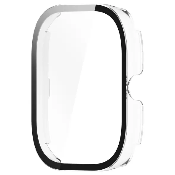 Etui Bizon Case+Glass Watch do Xiaomi Redmi Watch 4 przezroczyste