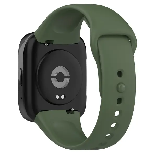Pasek Bizon Strap Watch Dots do Xiaomi Redmi Watch 3 Active ciemnozielony