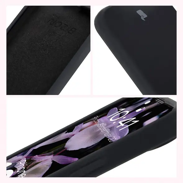 Silikonowe etui Bizon Soft Case do Apple iPhone 16e czarne