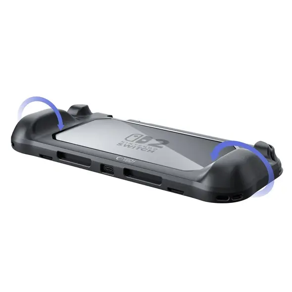 Etui Tech-Protect Magmat Nintendo Switch 2 Black/clear