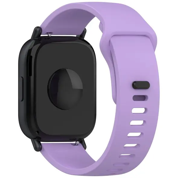 Silikonowy pasek Bizon Strap Watch Silicone do Xiaomi Redmi Watch 5 Lite / 5 Active fioletowy