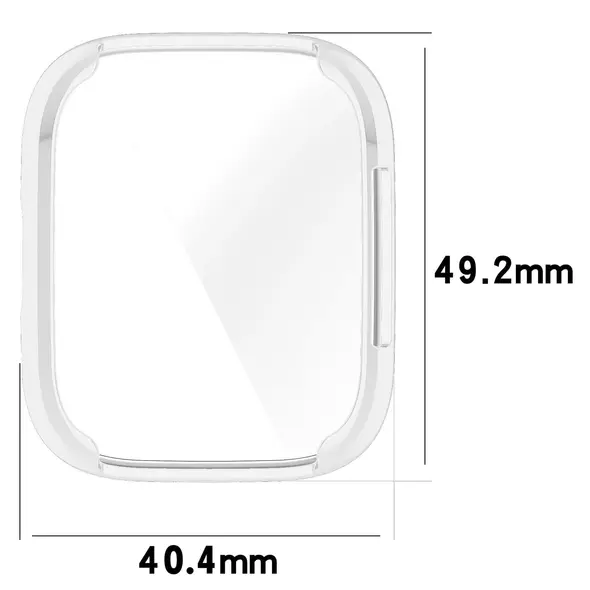 Etui z osłoną ekranu Bizon Case Watch Felipe do Xiaomi Redmi Watch 3 Active przezroczyste