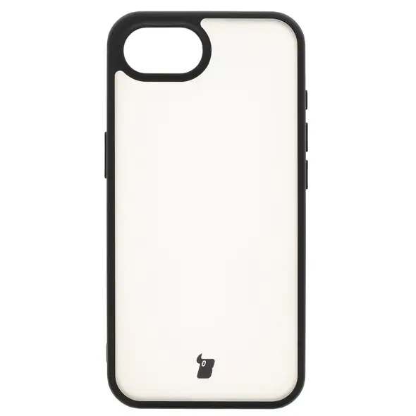 Etui Bizon Case Angelo do Apple iPhone 16e przydymione z czarną ramką
