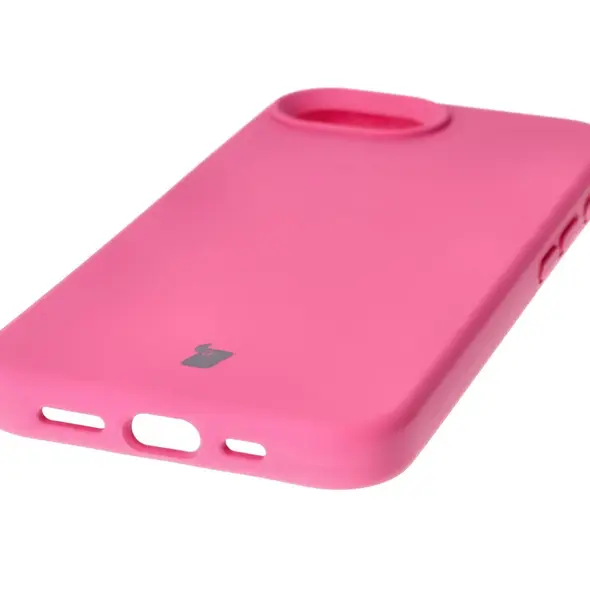 Silikonowe etui Bizon Soft Case do Apple iPhone 16e fuksja