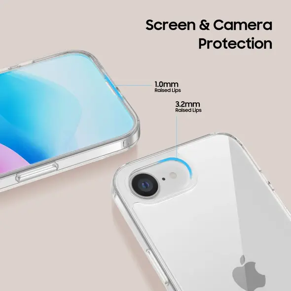 Etui Tech-Protect Flexair Hybrid Apple iPhone 16e Clear