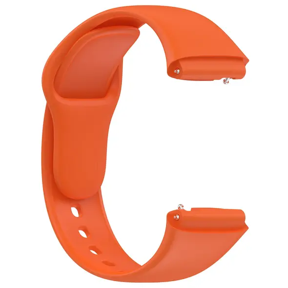 Pasek Bizon Strap Watch Dots do Xiaomi Redmi Watch 3 Active pomarańczowy
