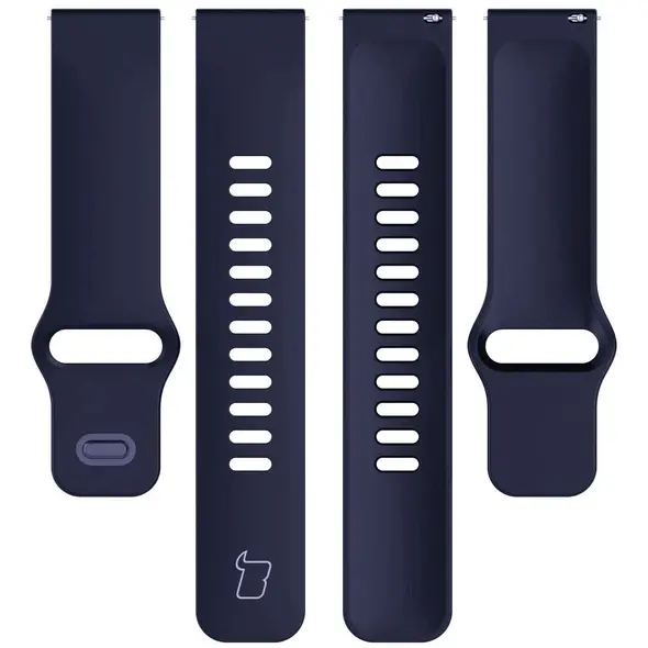 Silikonowy pasek Bizon Strap Watch Silicone do Xiaomi Redmi Watch 5 Lite / 5 Active granatowy