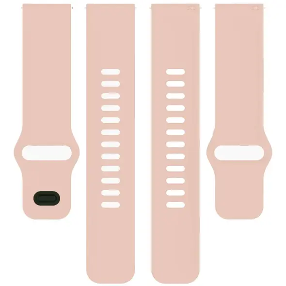 Silikonowy pasek Bizon Strap Watch Silicone do Xiaomi Redmi Watch 5 Lite / 5 Active różowy