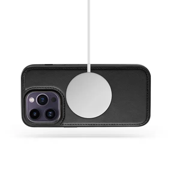 Etui z klapką Tech-Protect Wallet MagSafe Apple iPhone 16e Matte Black