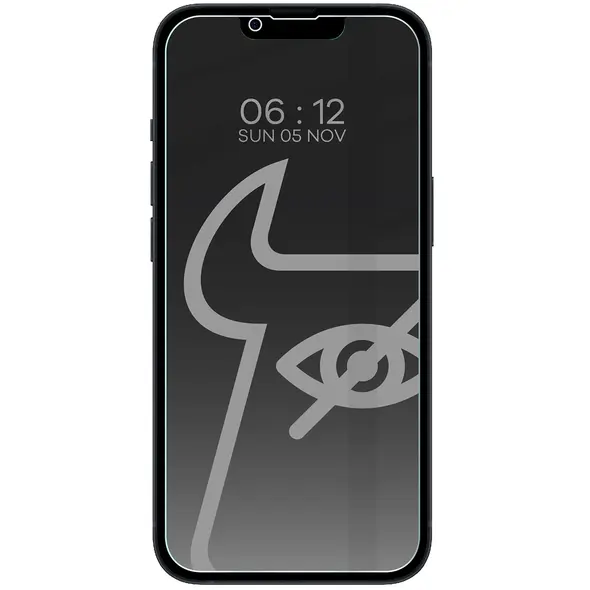 Prywatyzujące szkło hartowane Bizon Glass Clear Shadow do Apple iPhone 16e / 14 / 13 / 13 Pro przyciemniane