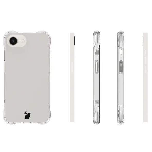 Elastyczne etui Bizon Case Salpa do Apple iPhone 16e przezroczyste