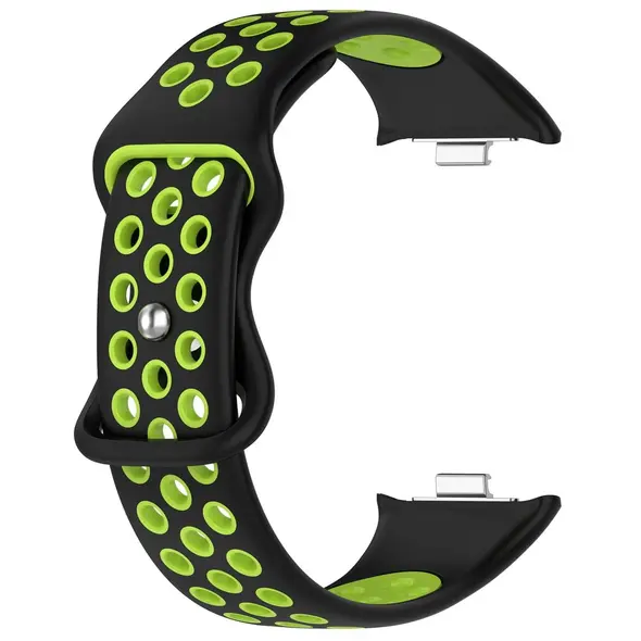 Pasek Bizon Strap Watch Octo do Redmi Watch 4 / Xiaomi Smart Band 9 Pro / 8 Pro czarno-zielony