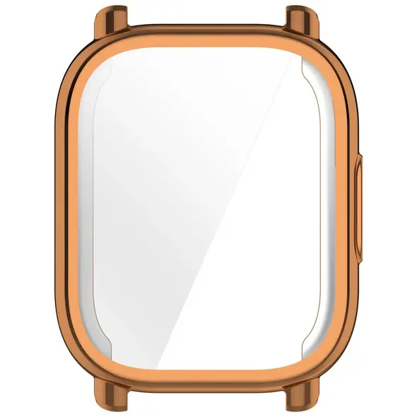 Etui z osłoną ekranu Bizon Case Watch Felipe do Xiaomi Redmi Watch 5 Lite różowozłote
