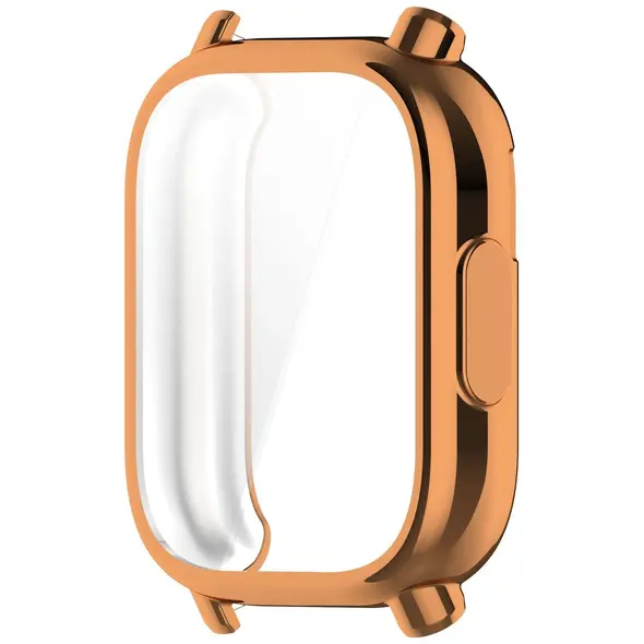 Etui z osłoną ekranu Bizon Case Watch Felipe do Xiaomi Redmi Watch 5 Lite różowozłote
