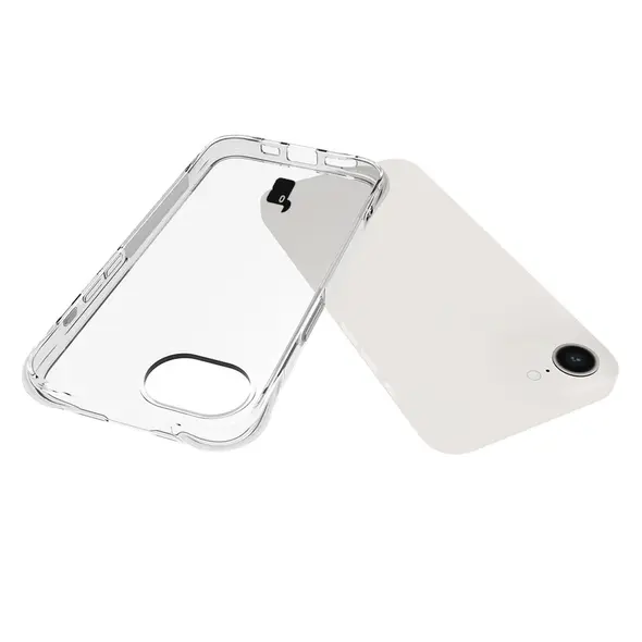 Elastyczne etui Bizon Case Salpa do Apple iPhone 16e przezroczyste
