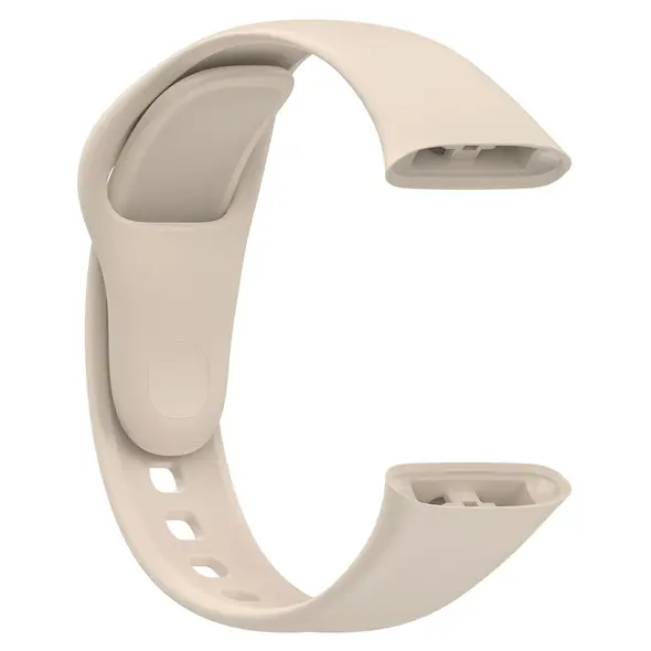 Pasek Bizon Strap Watch Dots do Xiaomi Redmi Watch 3 beżowy