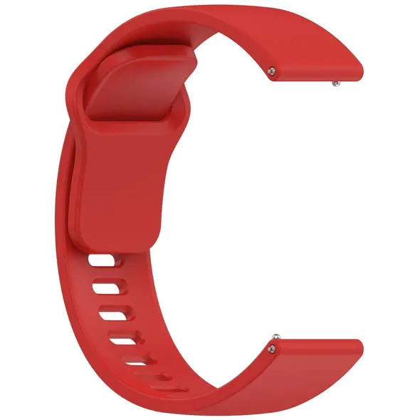 Silikonowy pasek Bizon Strap Watch Silicone do Xiaomi Redmi Watch 5 Lite / 5 Active czerwony