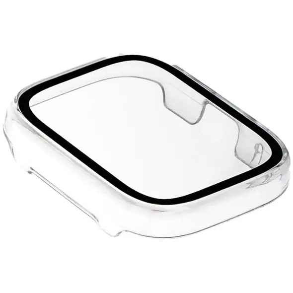 Etui Bizon Case+Glass Watch do Xiaomi Redmi Watch 3 Active przezroczyste