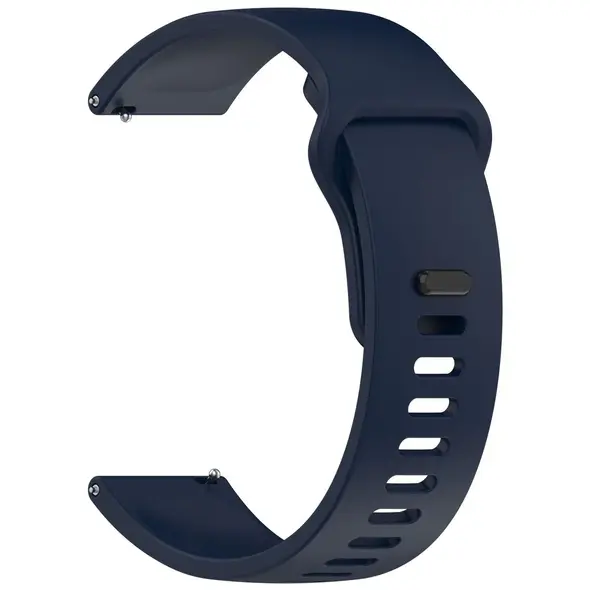 Silikonowy pasek Bizon Strap Watch Silicone do Xiaomi Redmi Watch 5 Lite / 5 Active granatowy