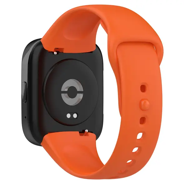 Pasek Bizon Strap Watch Dots do Xiaomi Redmi Watch 3 Active pomarańczowy